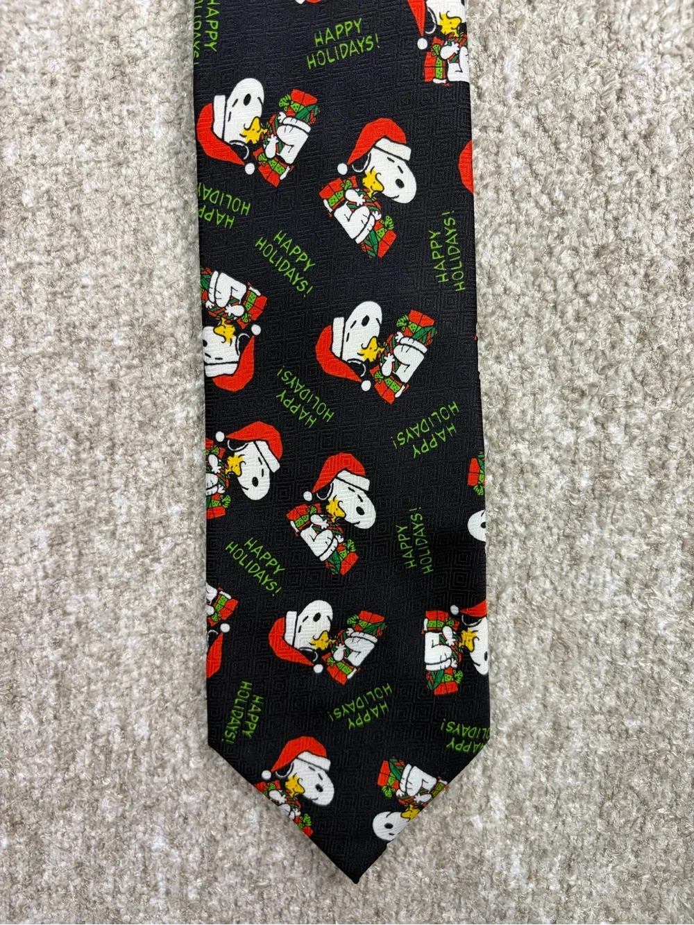 Vintage 90’s Men’s Peanuts Character Christmas Tie